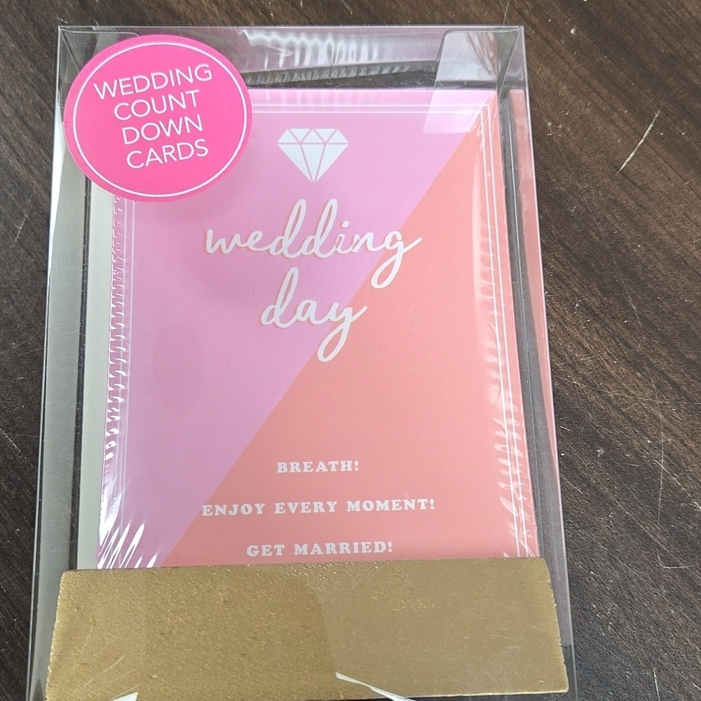 Wedding Countdown Card To-Do List Set